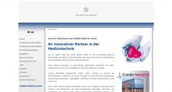 Desktop Screenshot of cardiomedical.de